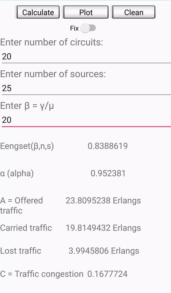 Erlang & Engset Calculator APK for Android Download