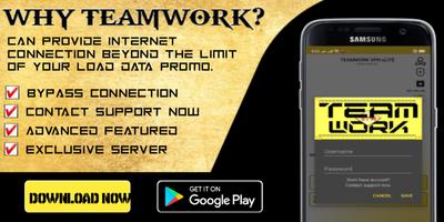 TEAMWORK VPN xLITE - Fast & Secured اسکرین شاٹ 2