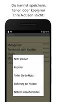 Notizblock Screenshot 2