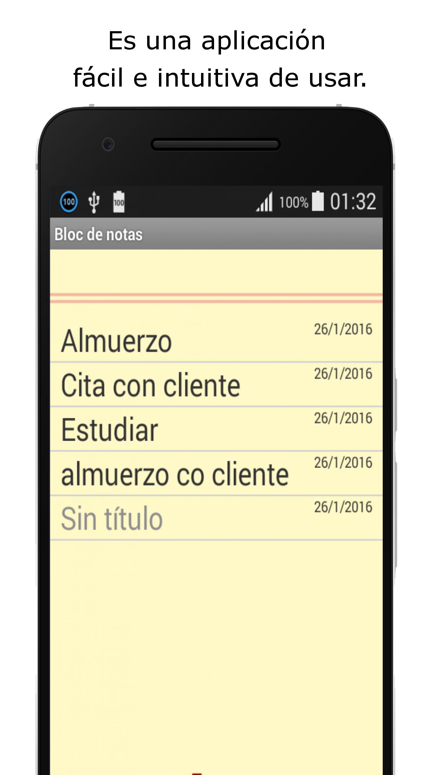 Descarga de APK de Bloc de notas para Android