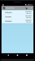 Einkaufsliste - anylist Plakat