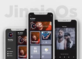 JinnieOS for KLWP Pack تصوير الشاشة 3