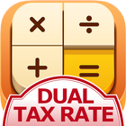 Calculator - Dual tax calculat Zeichen