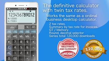Calculator - Dual tax calculat Plakat