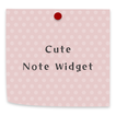 ”Cute Note Widget