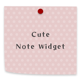 Cute Note Widget icône
