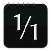 Calendar & Memo Black - List Grid Calendar Widget