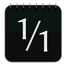 Calendar & Memo Black - List Grid Calendar Widget APK