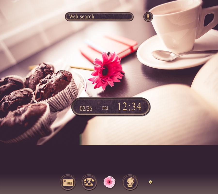 Android 用の カフェ風壁紙 アイコン コーヒー タイム Apk をダウンロード