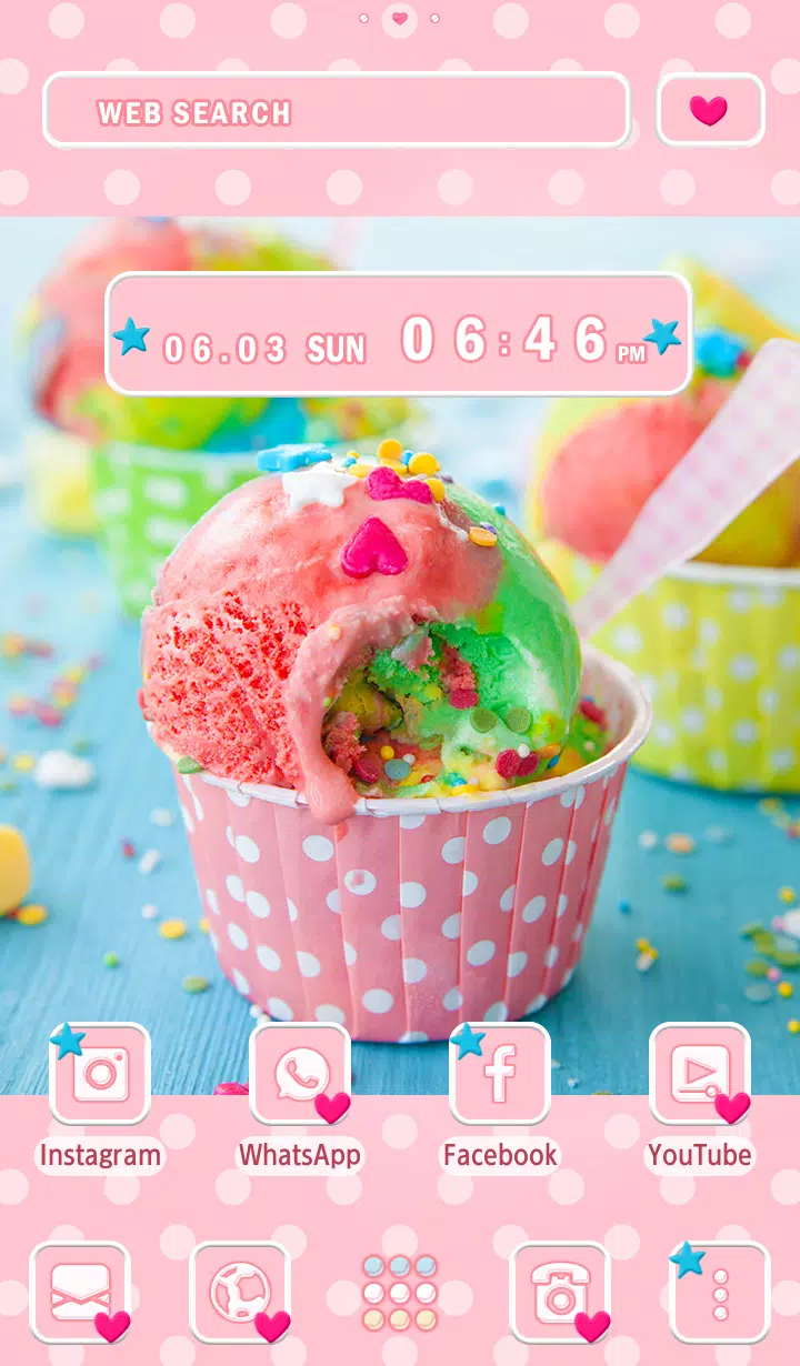 Android 用の かわいい壁紙アイコン カラフル アイスクリーム 無料 Apk をダウンロード