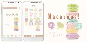 Sweet Wallpaper-Macarons!-
