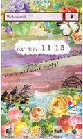 Pastel Flowers Wallpaper Theme Poster
