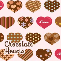 Chocolate Hearts Wallpaper APK Herunterladen