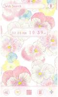 可愛い花の壁紙・アイコン-cute pansy- ポスター