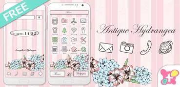 Antique Hydrangea Theme +HOME