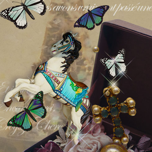 Butterflies Theme-Antique Box-