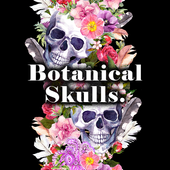 Botanical Skulls Theme أيقونة