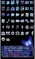 Beautiful Theme Blue Papillon screenshot 3