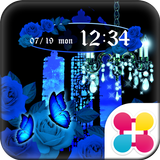 古城の青薔薇　ゴシックな幻想壁紙きせかえ icon