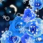 幻想壁紙 Blue Snow Night icône