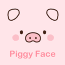 Piggy Face Theme +HOME APK