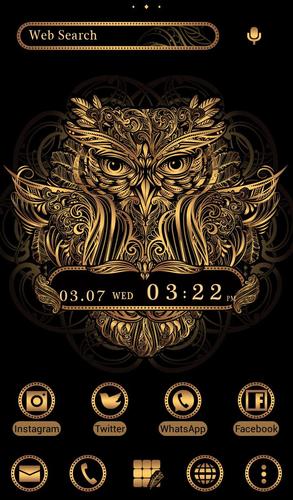 Android 用の クール 壁紙アイコン Golden Owl 無料 Apk をダウンロード