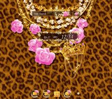 Cute Theme-Fancy Leopard- Affiche