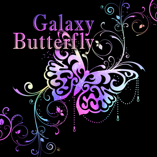 Galaxy Butterfly Tema +HOME