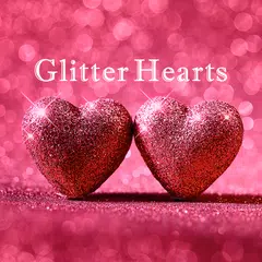 Glitter Hearts Theme XAPK Herunterladen