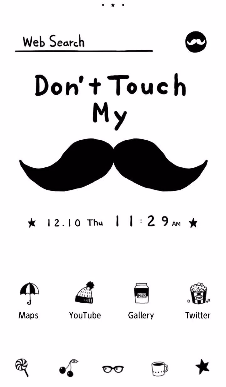 Android向けのヒゲ壁紙 Don T Touch My Mustache Apkをダウンロードしましょう