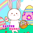 Cute Theme-Easter Bunny- أيقونة