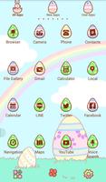 Cute Theme-Easter Bunny- تصوير الشاشة 2