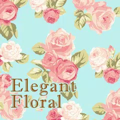 -Elegant Floral-着せ替えアプリ アプリダウンロード