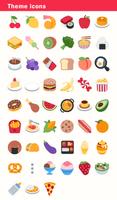 Food Icon Theme Ekran Görüntüsü 3