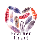 Feather Heart icon