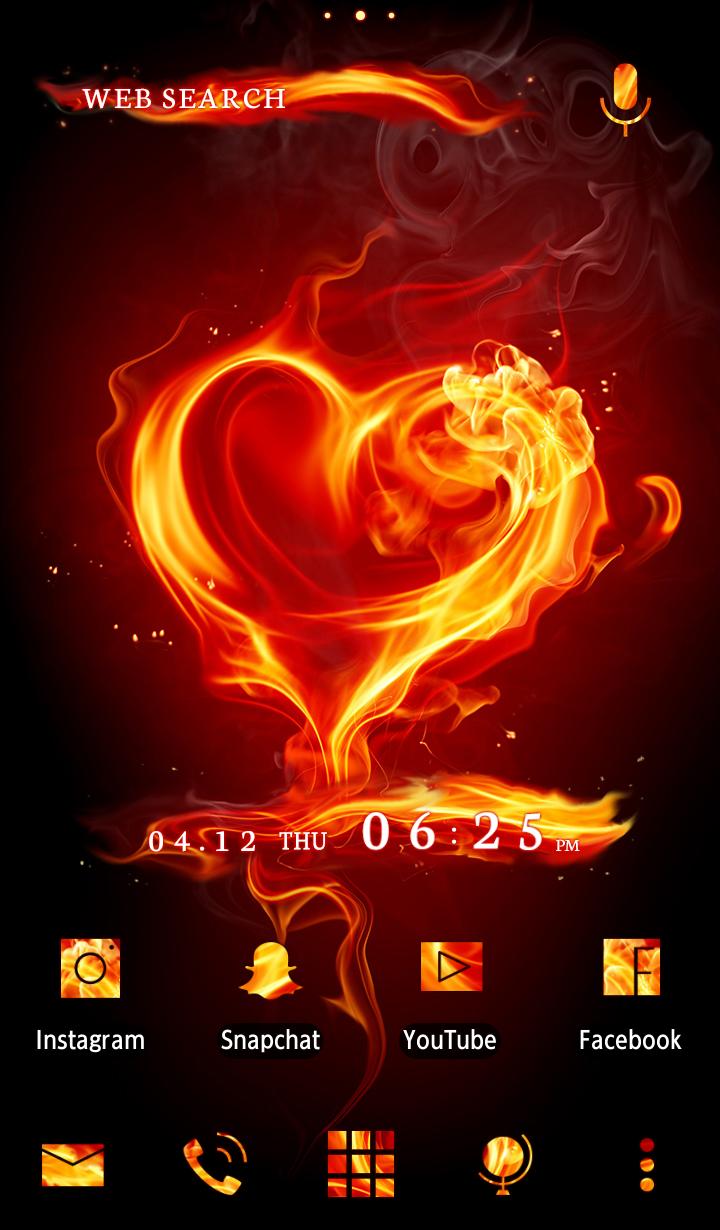 Android 用の スタイリッシュ壁紙アイコン Fire Love 無料 Apk をダウンロード