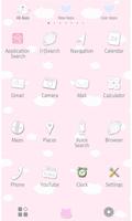 Cute Theme Fluffy Love captura de pantalla 1