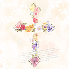 Cute Theme-Floral Cross- icône