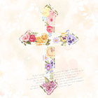 Cute Theme-Floral Cross- icon