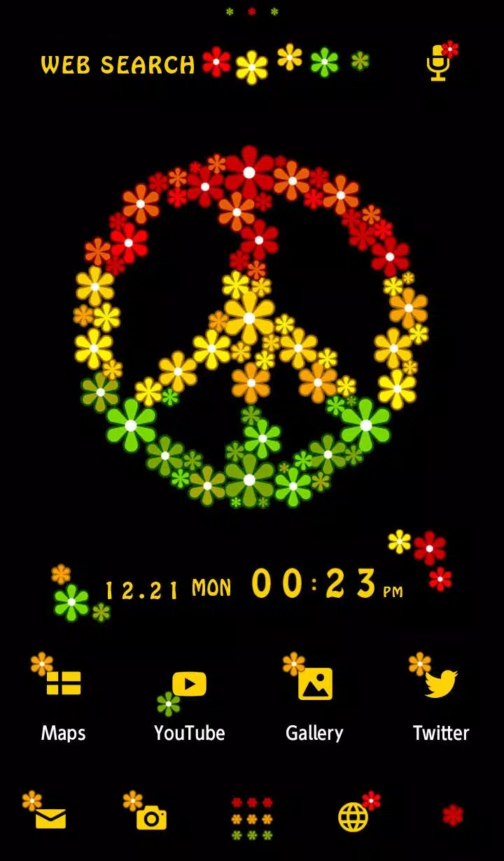Android向けのレゲエ壁紙 Flower Peace Apkをダウンロードしましょう