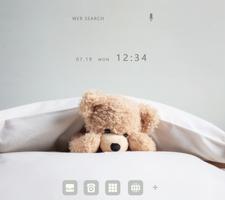 Fluffy Teddy Bear Affiche