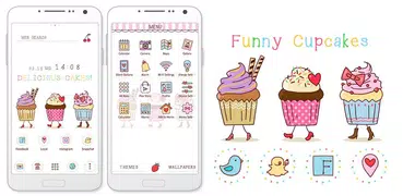 Funny Cupcakes Theme