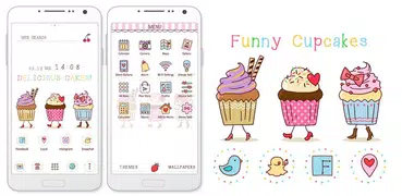 Funny Cupcakes Tema