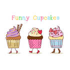 Funny Cupcakes Theme آئیکن