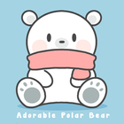 Adorable Polar Bear ícone