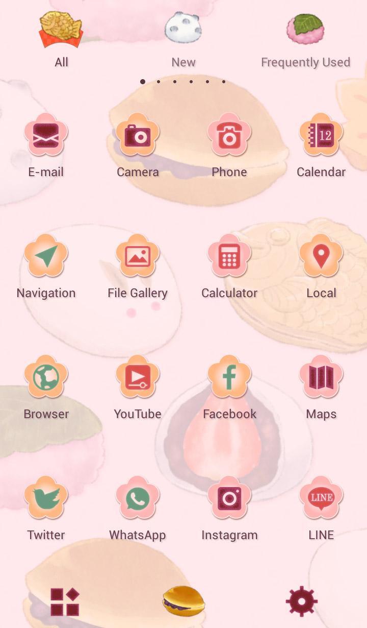 Android 用の 和風 壁紙アイコン かわいい和菓子 無料 Apk をダウンロード