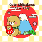 Cute Shibaken's NewYear Theme icône