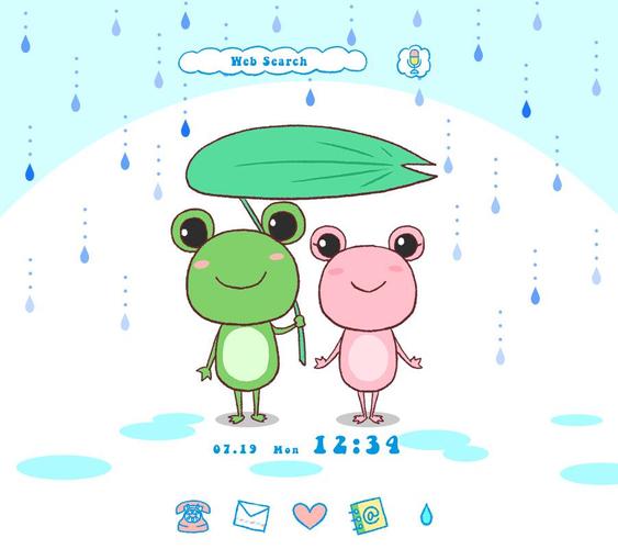 Android 用の かわいい壁紙アイコン カエルのカップル 無料 Apk をダウンロード