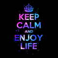 Keep Calm and Enjoy Life Theme