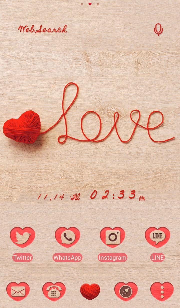 Android 用の 可愛い 壁紙アイコン 毛糸のlove 無料 Apk をダウンロード